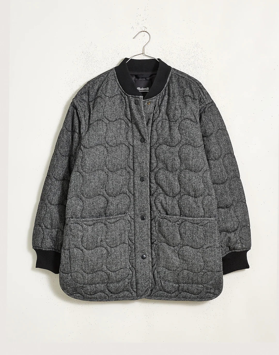 Quilted Oversized Bomber Jacket | Madewell