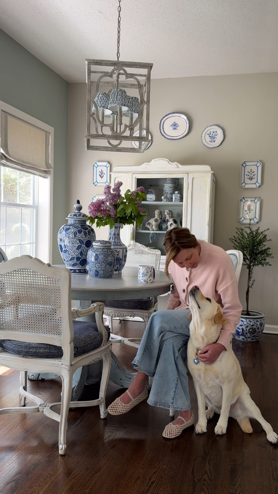 Spring decor. Blue and white decor. Spring outfit 

#LTKHome #LTKootd #LTKMothersDay