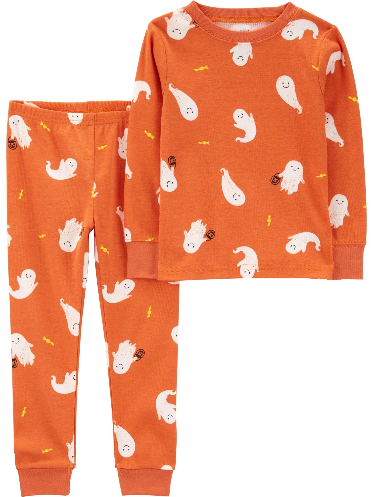 Carter's Child of Mine Toddler Halloween Pajama Set, 2-Piece, Sizes 12M-5T - Walmart.com | Walmart (US)