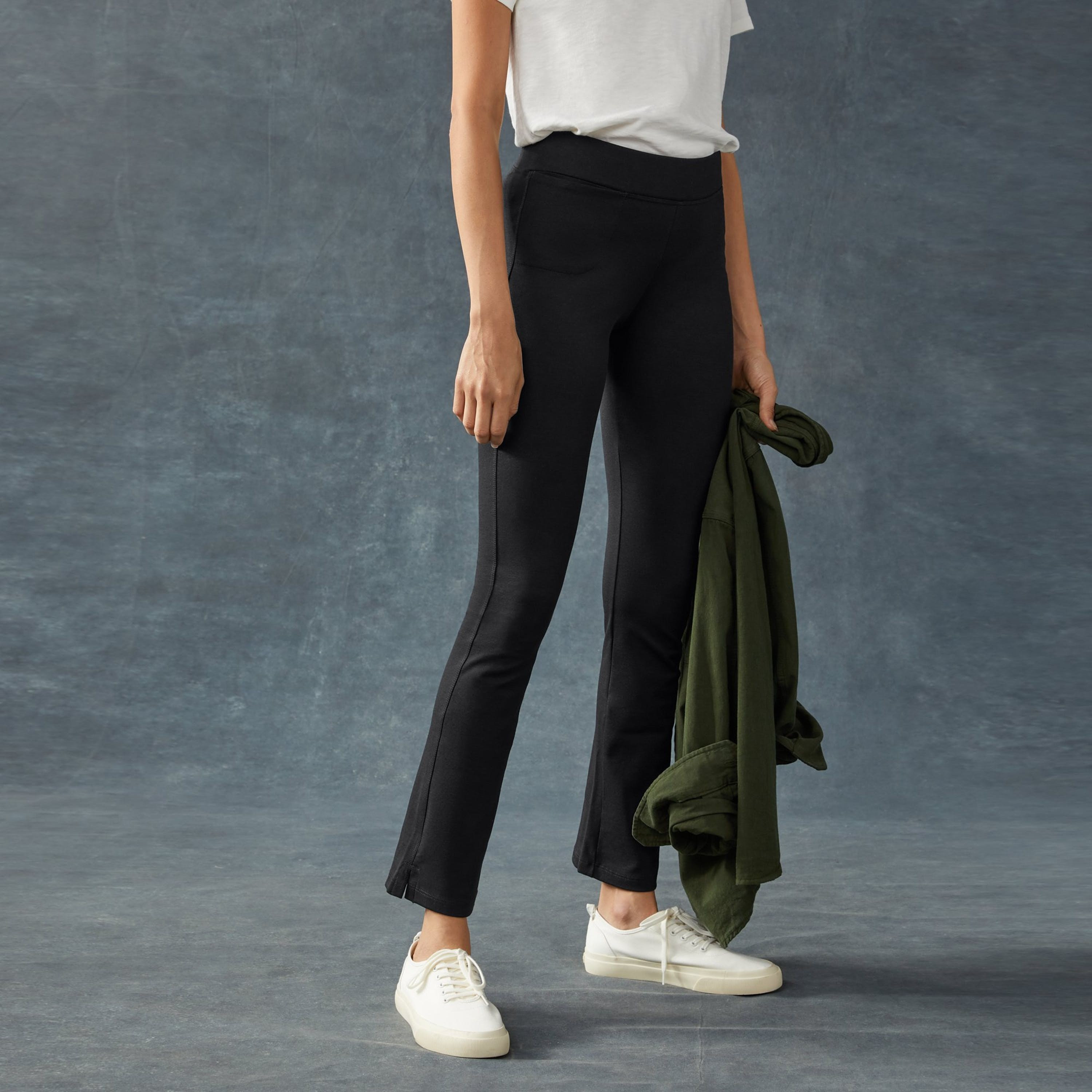 No-BS Kick Flare Pant - Super Black | American Giant