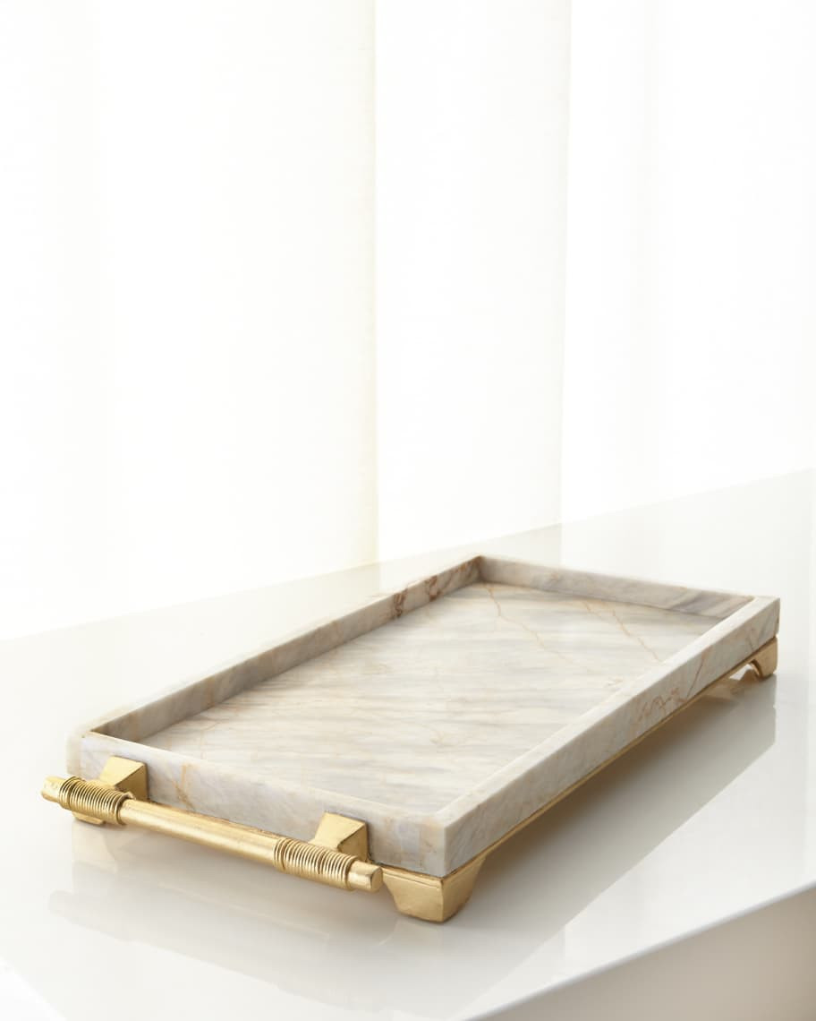 Janice Minor Century Marble Rectangular Tray | Horchow