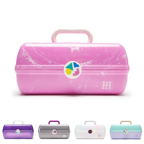 Caboodles On-The- Go Girl, Bubblegum Marble, 13.38x8.88x6.5 Inch (Pack of 1) | Amazon (US)