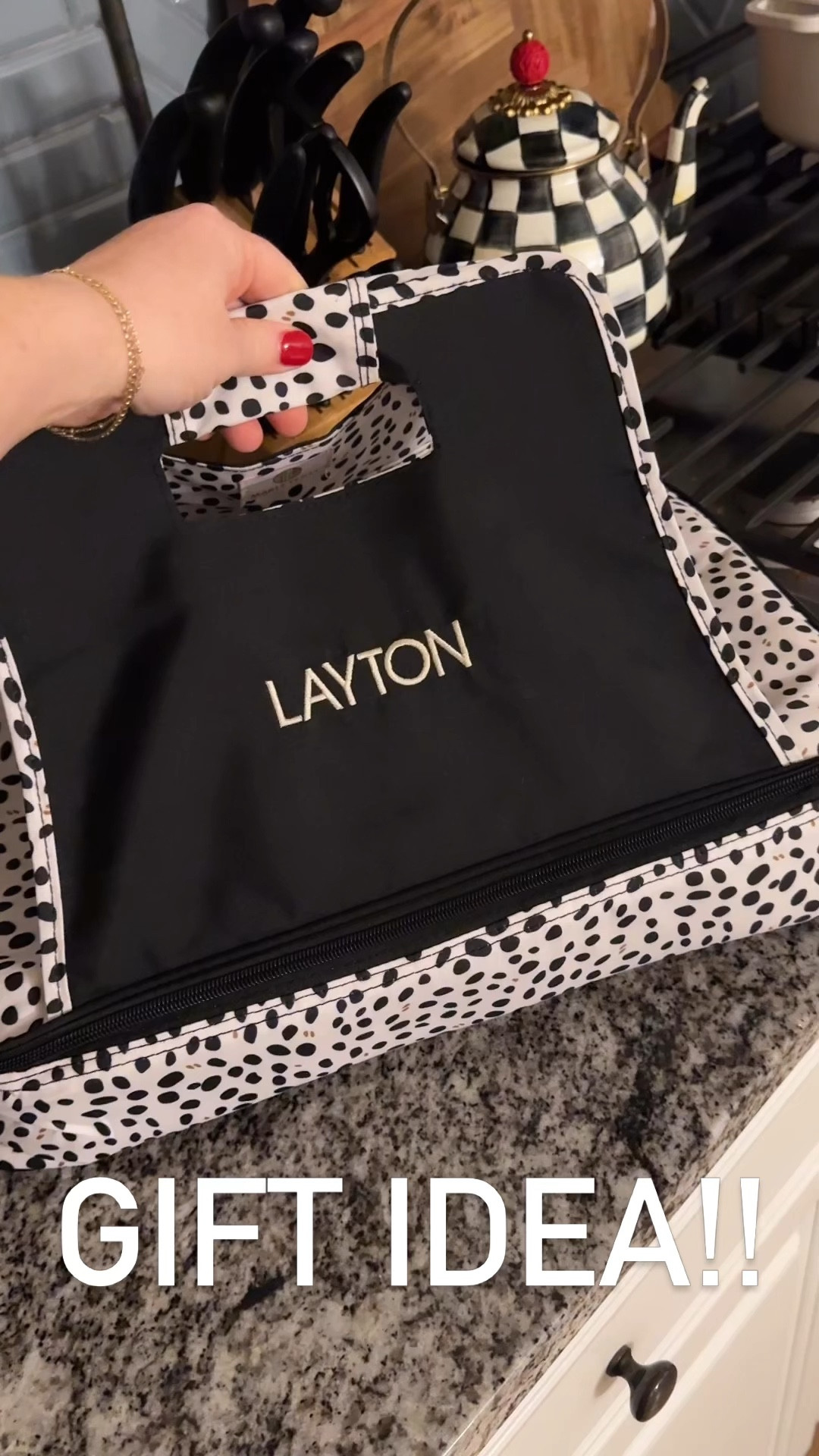 Gift idea! This personalized casserole carrier is such a practical gift! 

#LTKFindsUnder50 #LTKGiftGuide #LTKSaleAlert