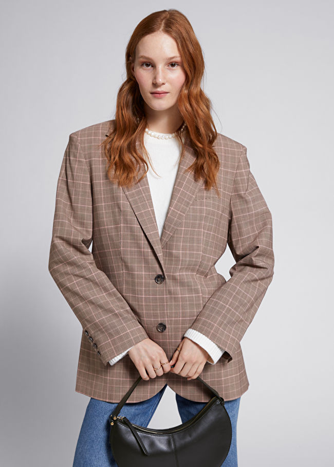 Oversized Padded Shoulder Blazer | & Other Stories US