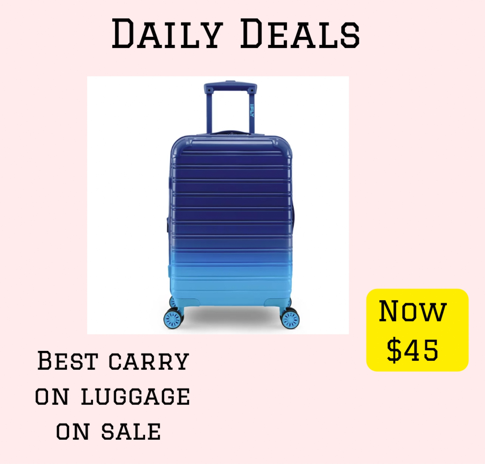 Carry on Luggage on sale don’t miss out @walmart

#LTKhome #LTKtravel #LTKeurope