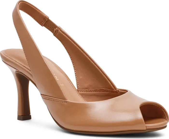 Anne Klein Jovi Slingback Peep Toe Pump (Women) | Nordstrom | Nordstrom