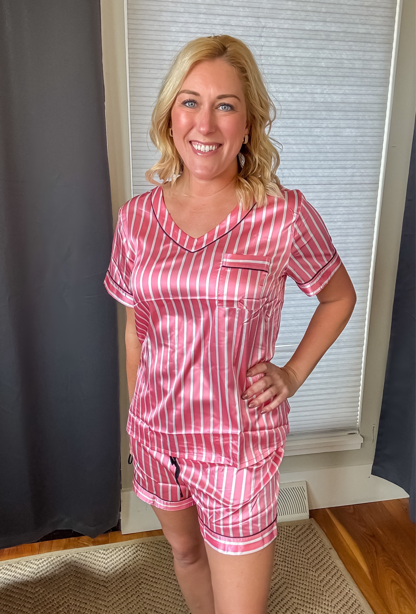 Satin pjs are all the rage and I can see why! These are greatquality and so comfortable - especially for warm sleepers like me!