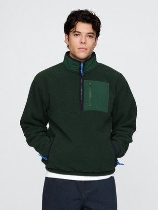 Sherpa Half-Zip Pullover | Gap (US)