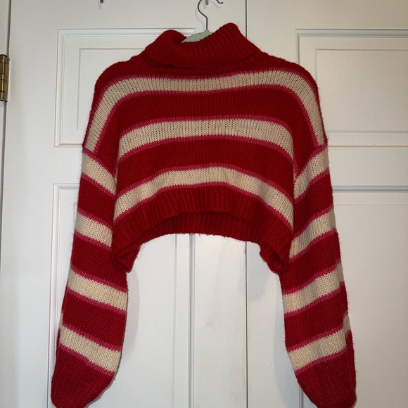 Altar'd State Cropped Turtleneck Sweater | Poshmark