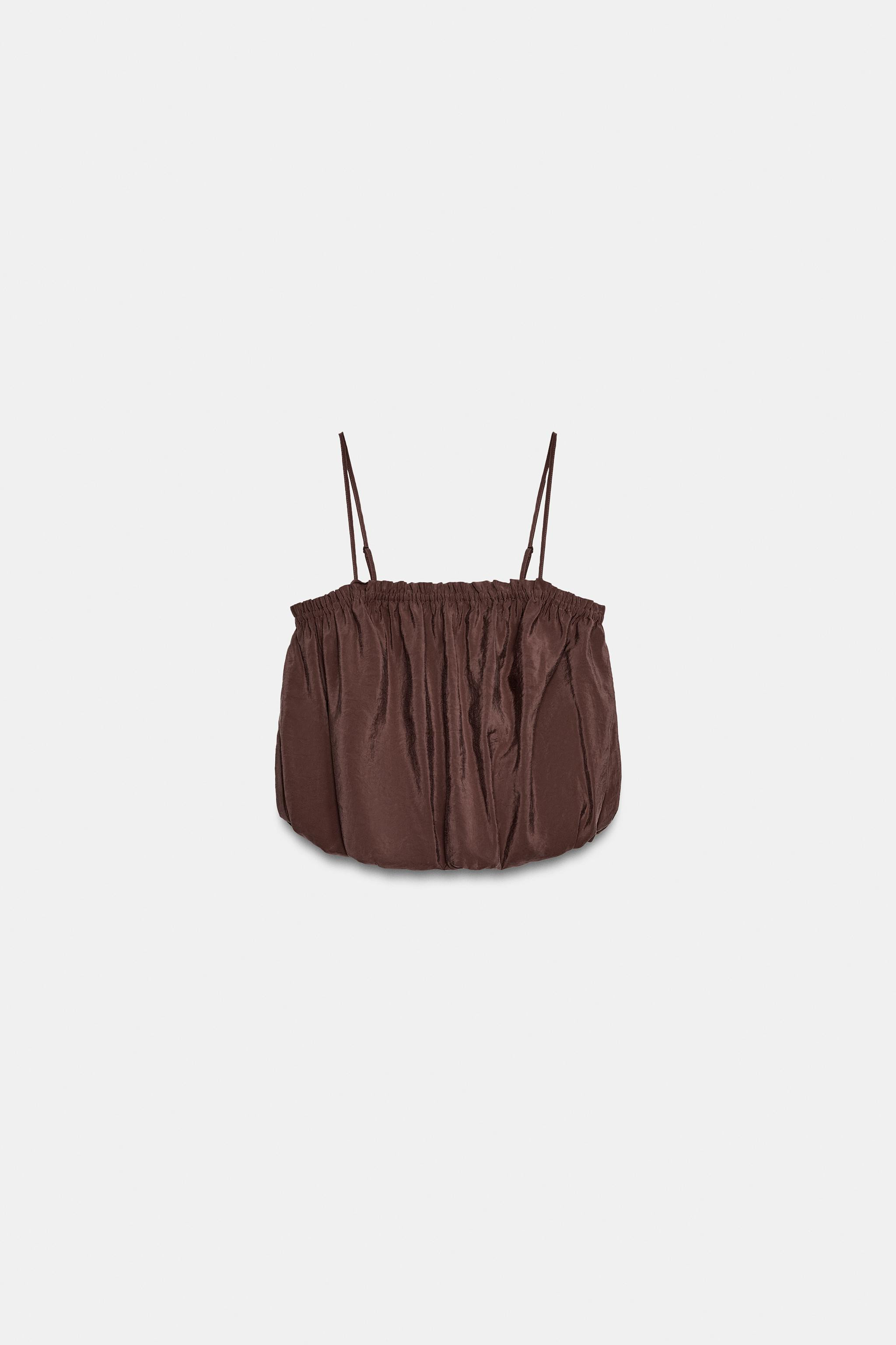 BALLOON STRAP TOP | Zara US