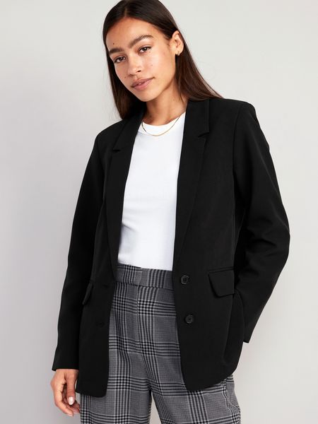 Taylor Relaxed Suit Blazer for Women | Old Navy (US)