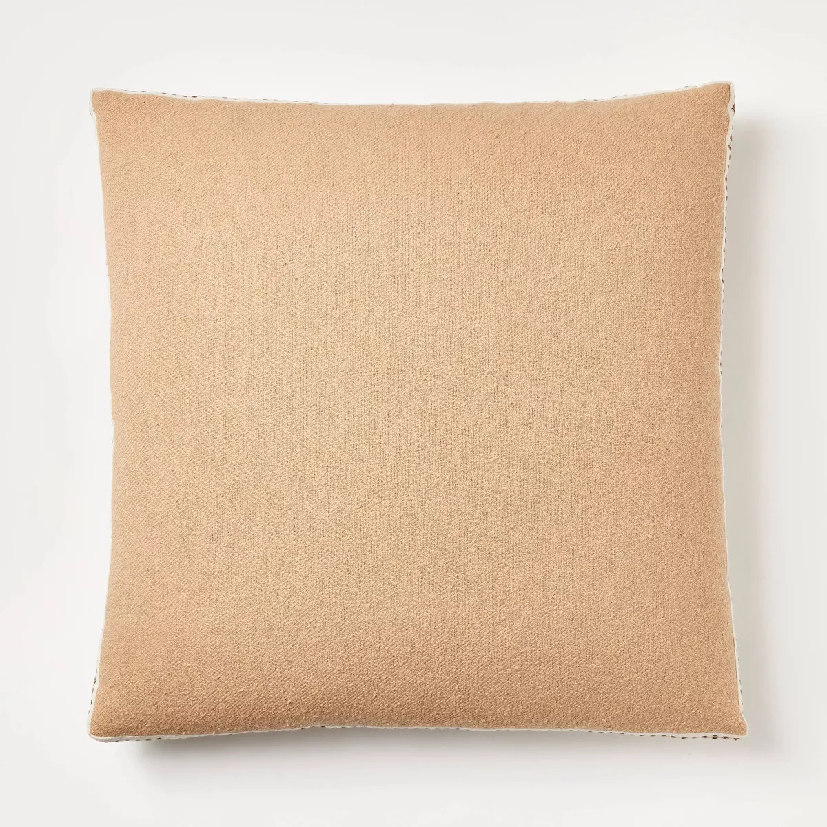 Oversized Woven Striped Square Throw Pillow Beige - Threshold™ designed with Studio McGee | Target
