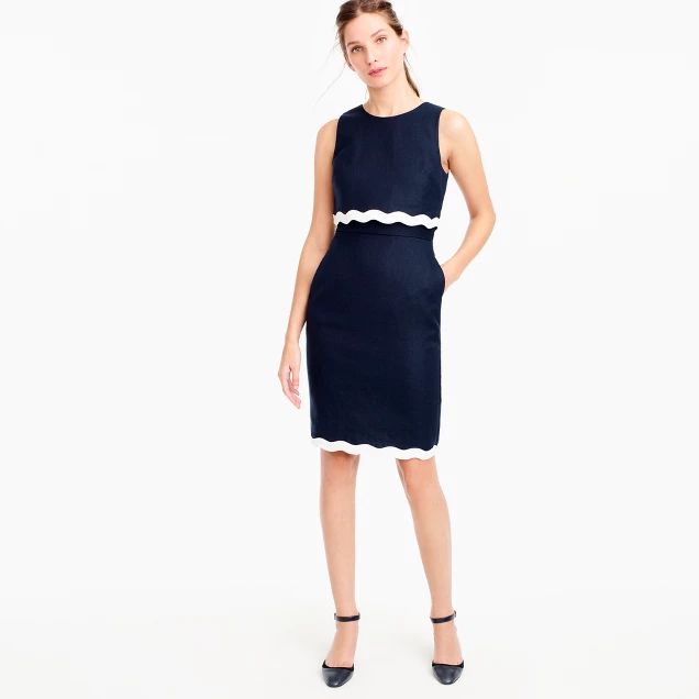 Going-places dress in linen | J.Crew US