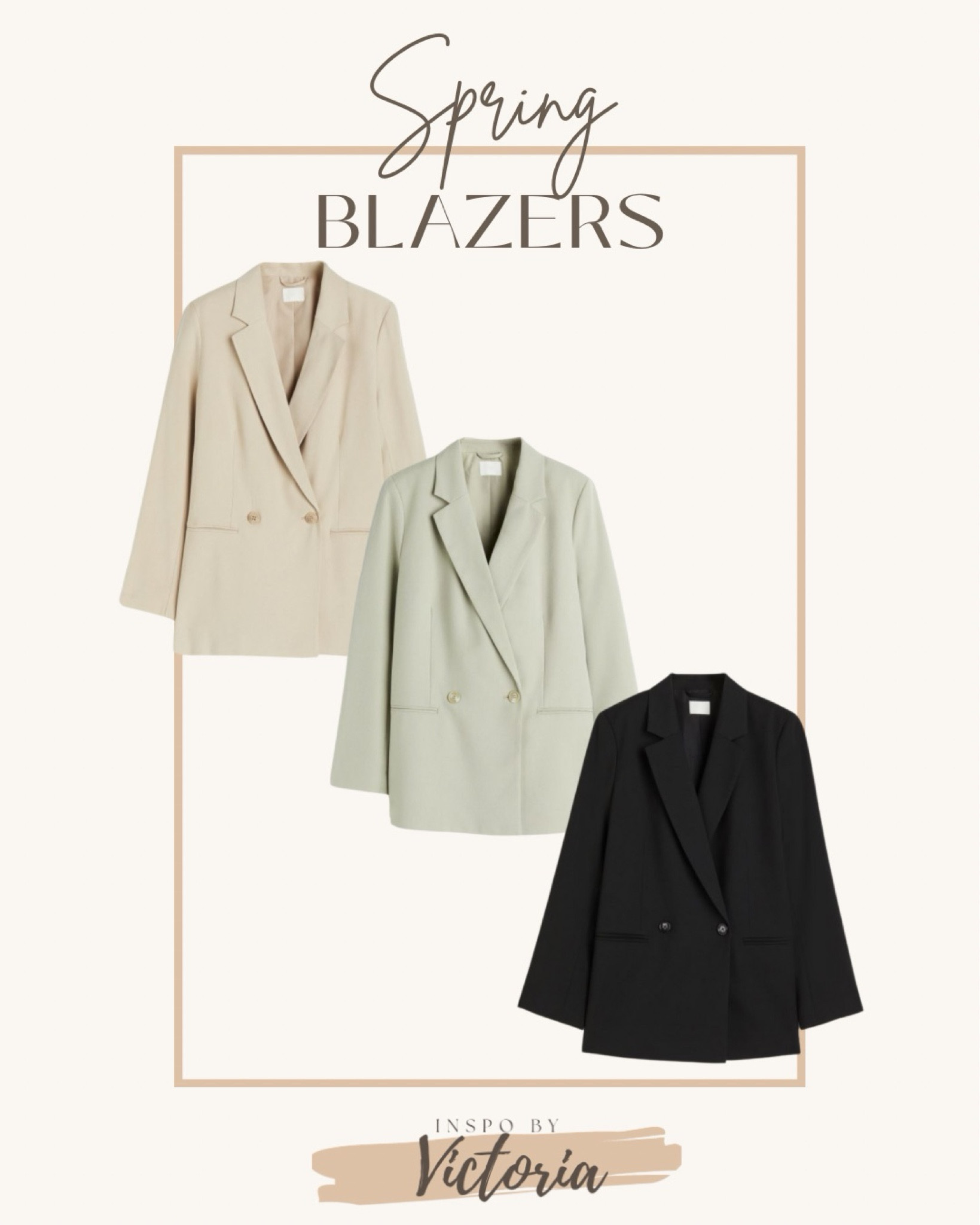 3 Must-have Blazers you need this Spring🫶 
And better be quick and get them before they sell out🥰
#springstaples #trendingnow #blazer 

#LTKstyletip #LTKfindsunder50 #LTKSeasonal