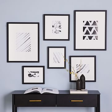 Build a Gallery Wall Sets - Black Frames | West Elm (US)