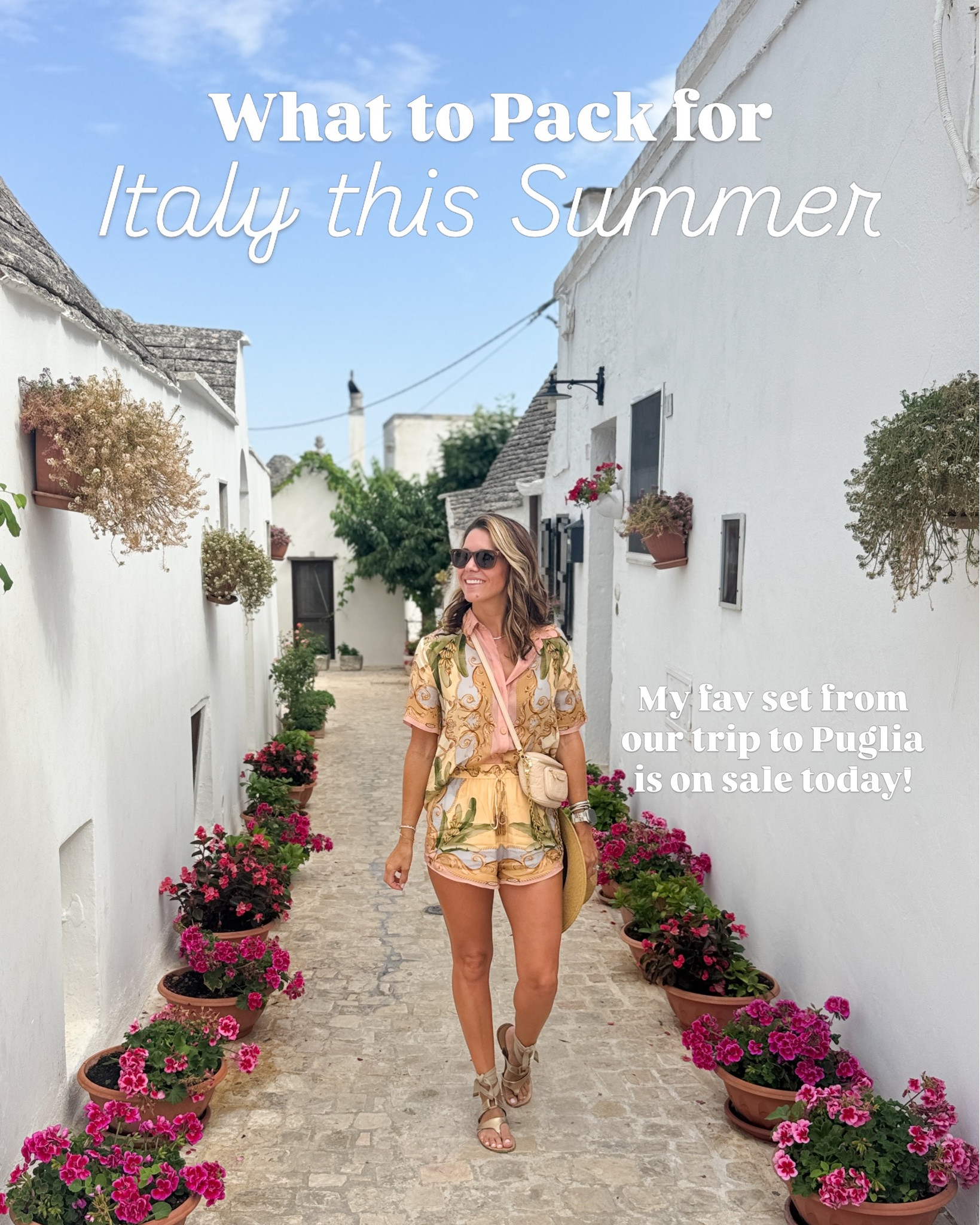 C0mment ITALY to shop these gorgeous finds that are perfect for your next European Adventure — trust me, as we went to Italy 3 times this past year 🤍