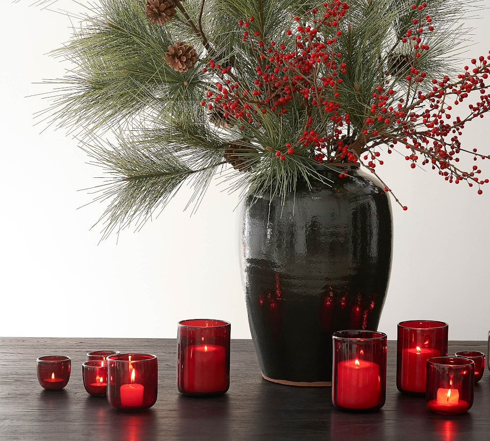 Modern Glass Votive Candleholders | Pottery Barn (US)
