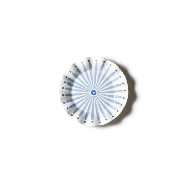 Iris Burst 8" Ruffle Salad or Dessert Plate | Wayfair Professional