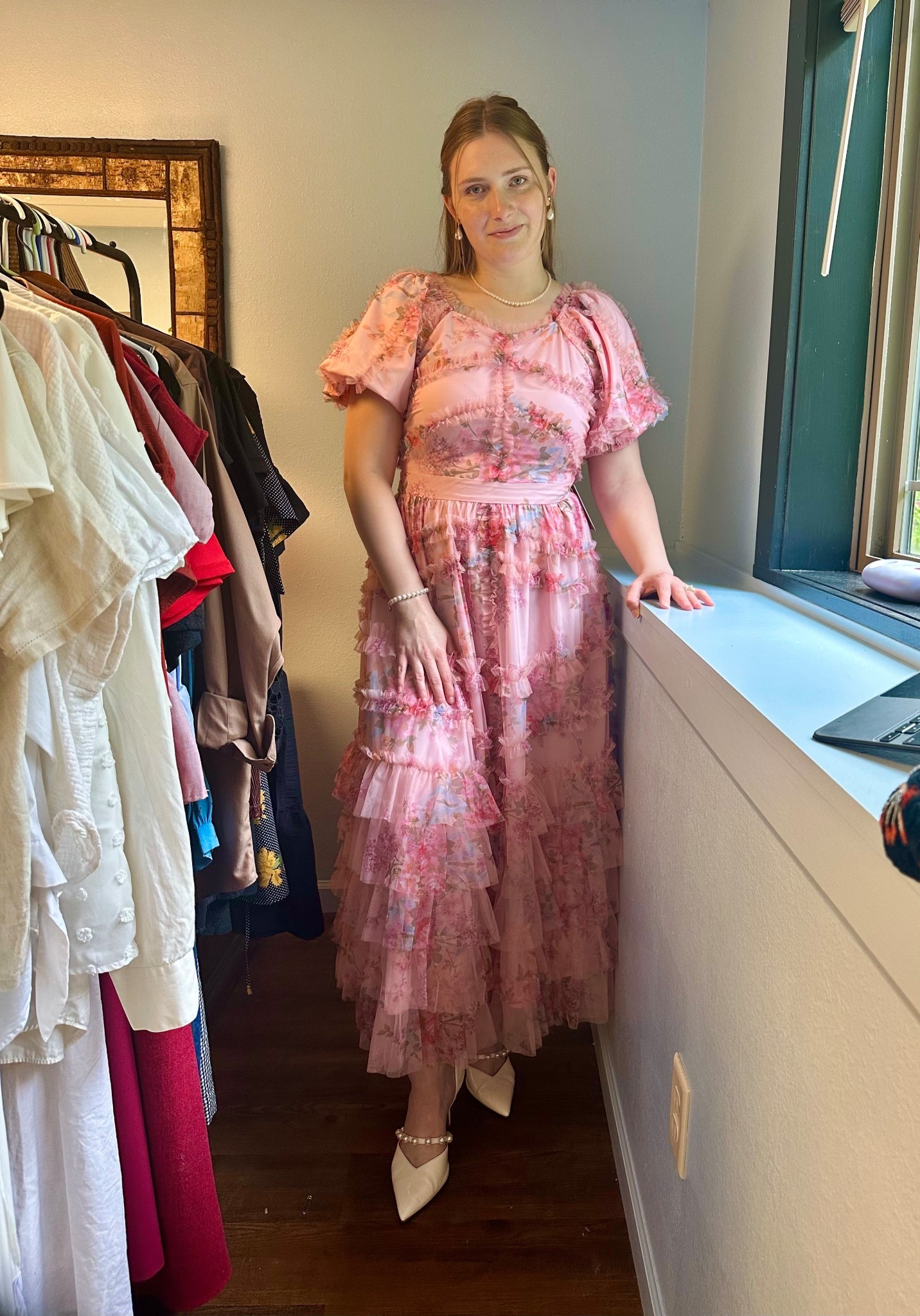 The PERFECT dress to wear to a summer wedding.

This dress is from Ivy City, but I linked similar from Böhme which is a brand I love! 
I am 5’8” wearing a size L
#LTKWedding #LTKfloral #LTKgardenparty 