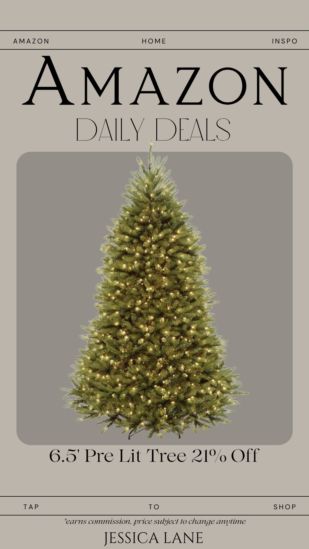 A gorgeous, full pre-lit tree at such a good price. Perfect for smaller spaces or as a second tree.#AmazonHome #DailyDeals #ChristmasDecor #HolidayHome #LTKHoliday #LTKHome

#LTKHoliday #LTKSeasonal #LTKSaleAlert