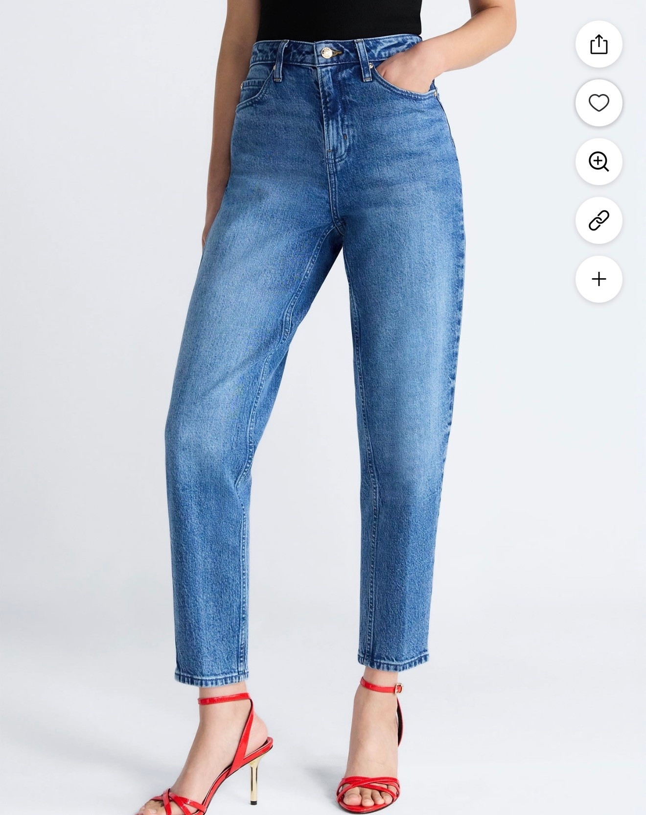 RESTOCKED- the scoop Devil wears Prada collection barrel leg jeans have been restocked just in time. I picked up the size 0 and they fit true to size.
