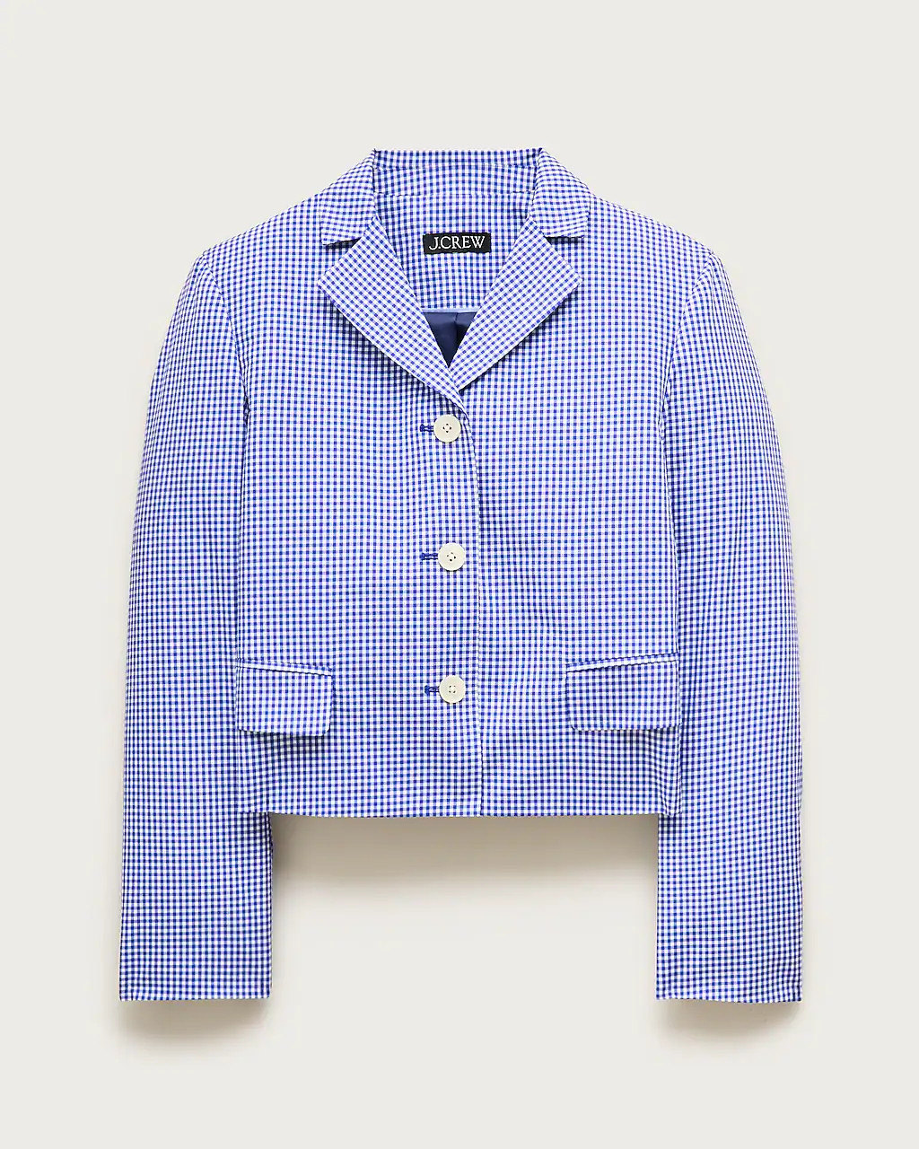 Lenore lady blazer in taffeta gingham | J. Crew US