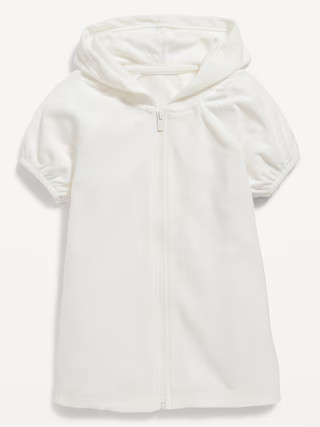 Puff Sleeve Hooded Swim Cover-Up Dress for Toddler Girls | Old Navy (US)