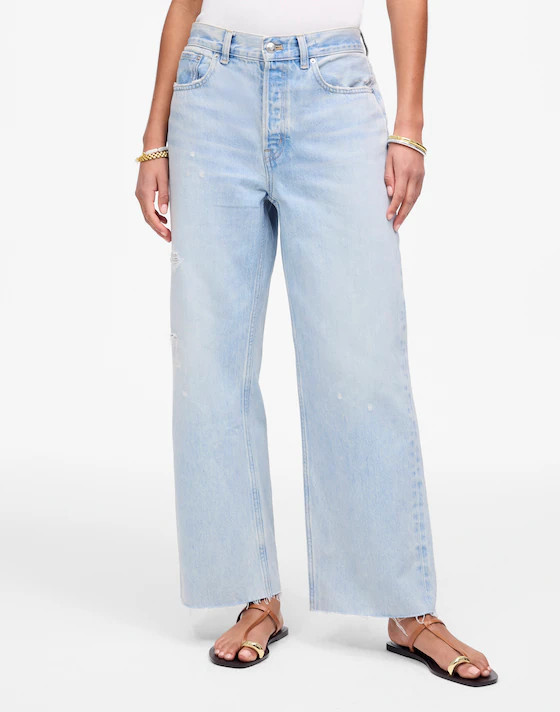 Low-Slung Baggy Crop | Madewell | Madewell