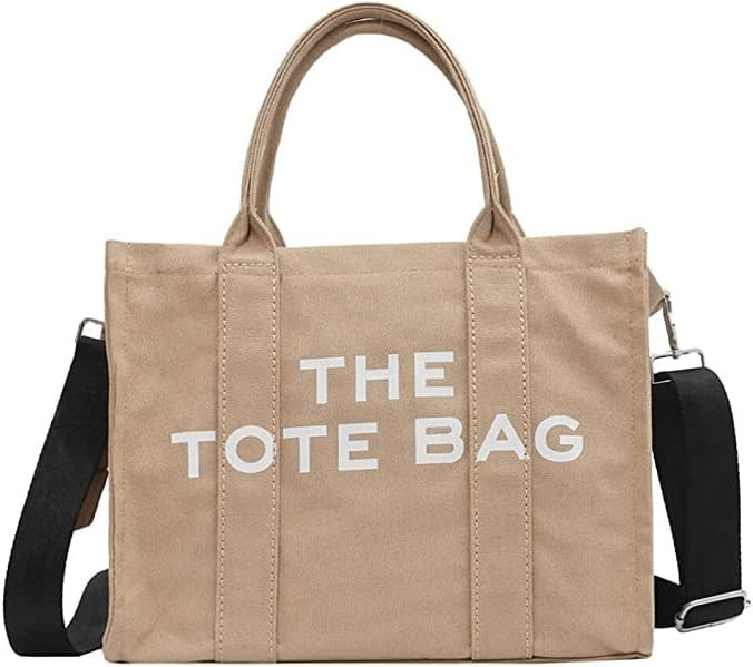 The Tote Bag for Women Crossbody Canvas Tote Bag Zipper Canvas Tote Bag for Office, Travel and Sh... | Amazon (US)