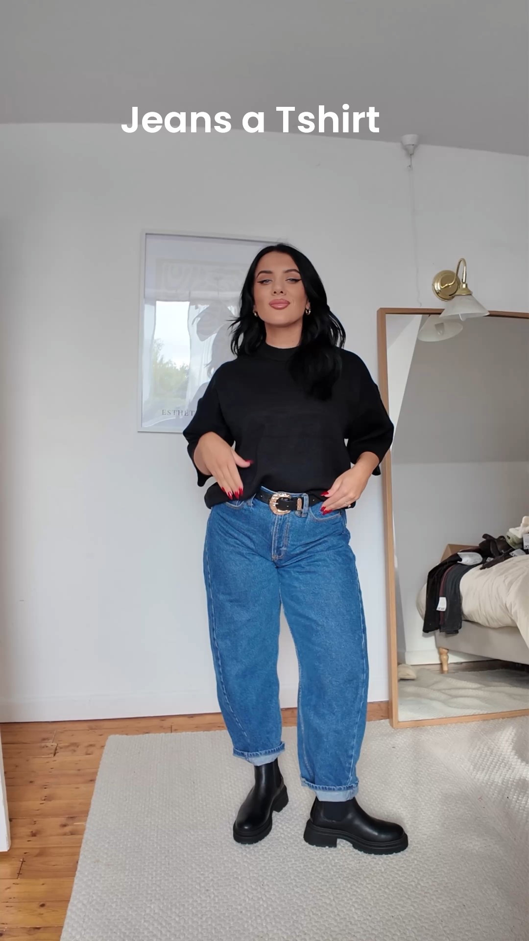 Jeans and a tshirt but make it fun 

 T-shirt, Structured Knit T-shirt, Cotton Fitted T-shirt with Shirred Waist, Oversized T-shirt with Tie Cinch, Barrel Trousers with Belt, Barrel Jean in Mid Blue, Adalae Wide Leg Jean in Black, Wide Leg Trouser in Chocolate, Curve Love Mid Rise Barrel Jean — ASOS DESIGN, New Look, Miss Selfridge (ASOS), Abercrombie & Fitch

#LTKmidsize #LTKuk #LTKjeans