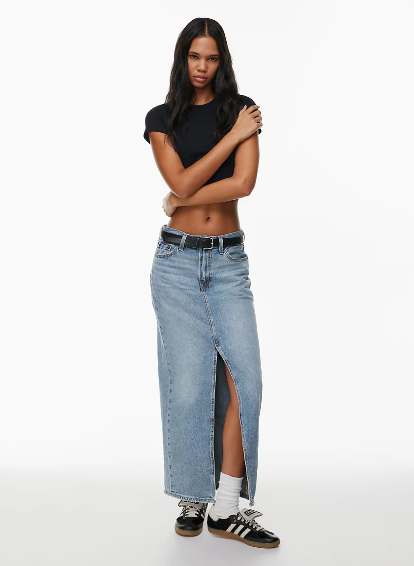 COLUMN SKIRT | Aritzia
