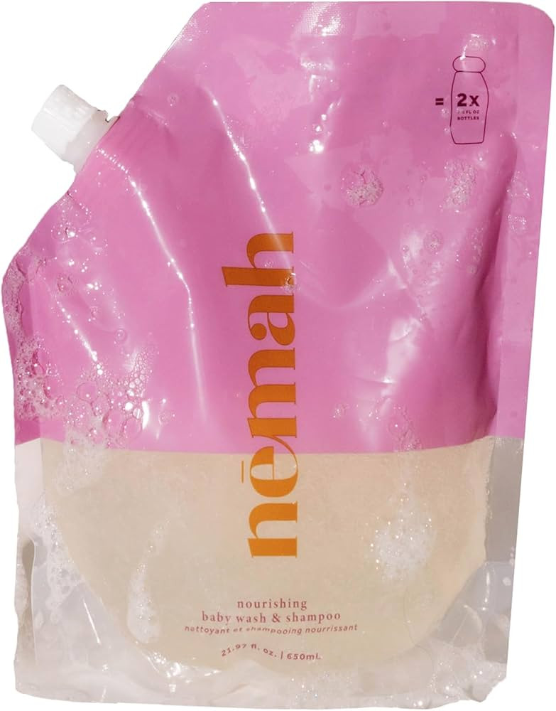 Nemah - 2-in-1 Baby Soap and Shampoo Refill - Tear-Free Baby Body Wash and Shampoo with Actismart... | Amazon (US)
