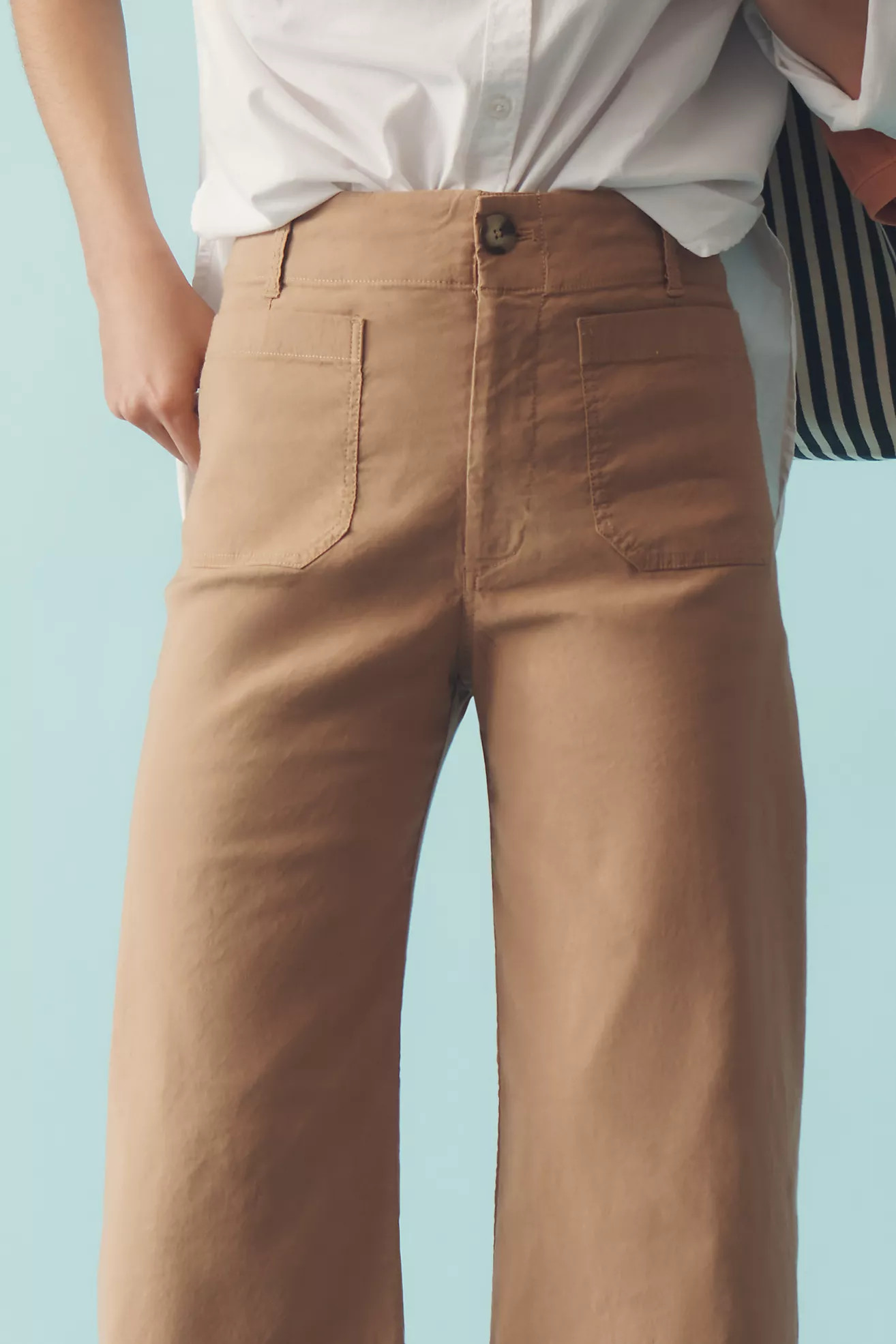 The Colette Full-Length Wide-Leg Pants by Maeve: Magic Fabric Edition | Anthropologie (US)