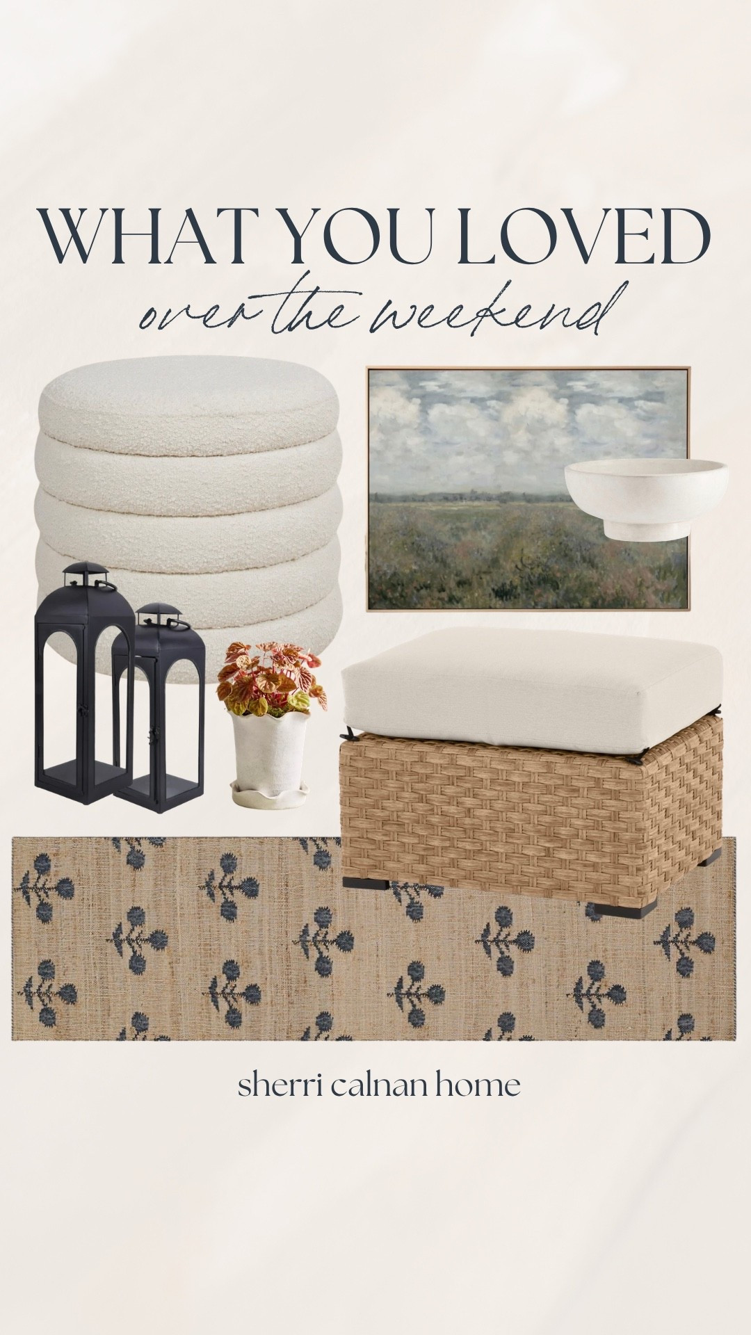 Your top picks from the weekend! From pretty wall art and a cozy ottoman to the runner that has consistently been a best seller, here’s what you’re loving! ✨

#LTKSaleAlert #LTKHome