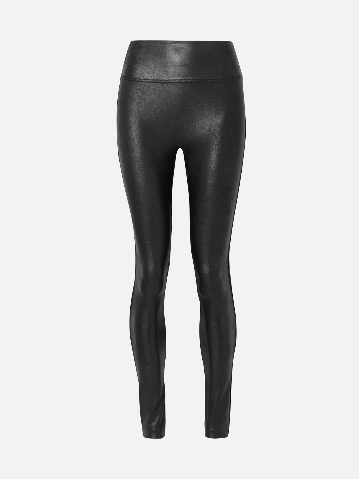 Spanx - Faux Stretch-leather Leggings - Black | NET-A-PORTER (US)