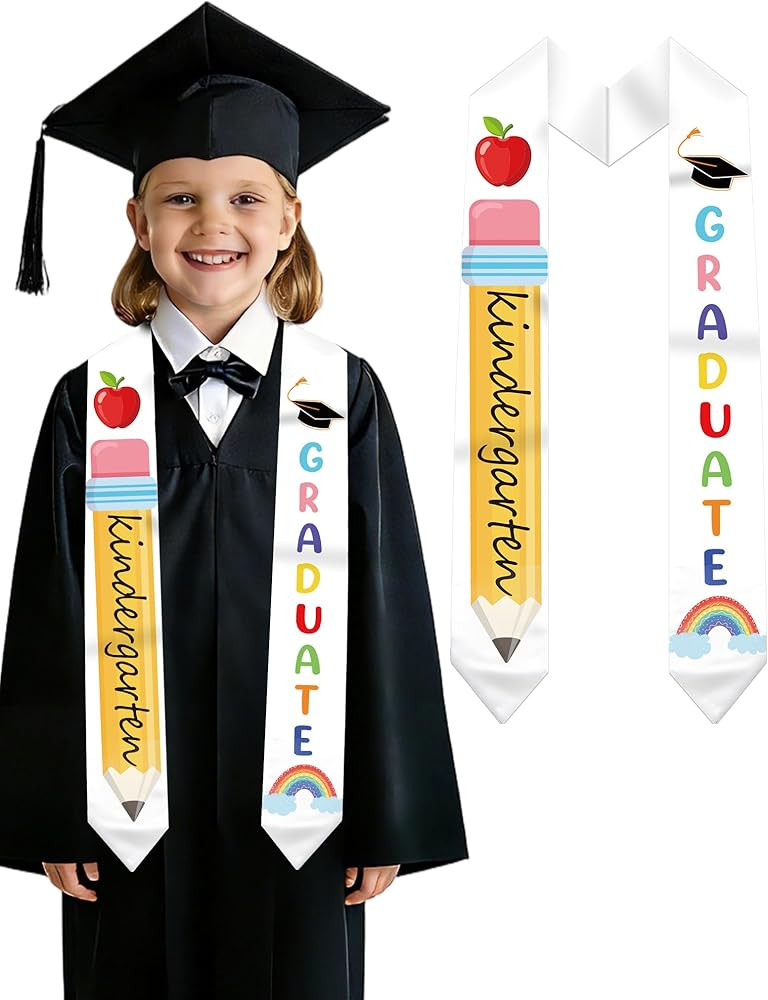 Class of 2026 Kids Graduate 5th Grade Kindergarten Stole Preschool Mexican Graduation Sash | Amazon (US)