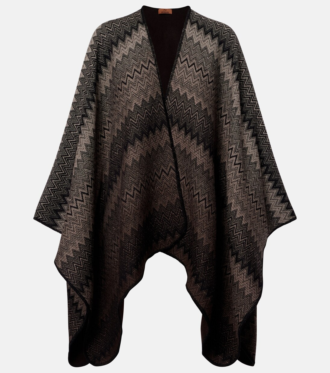 Zig Zag wool cape | Mytheresa (UK)