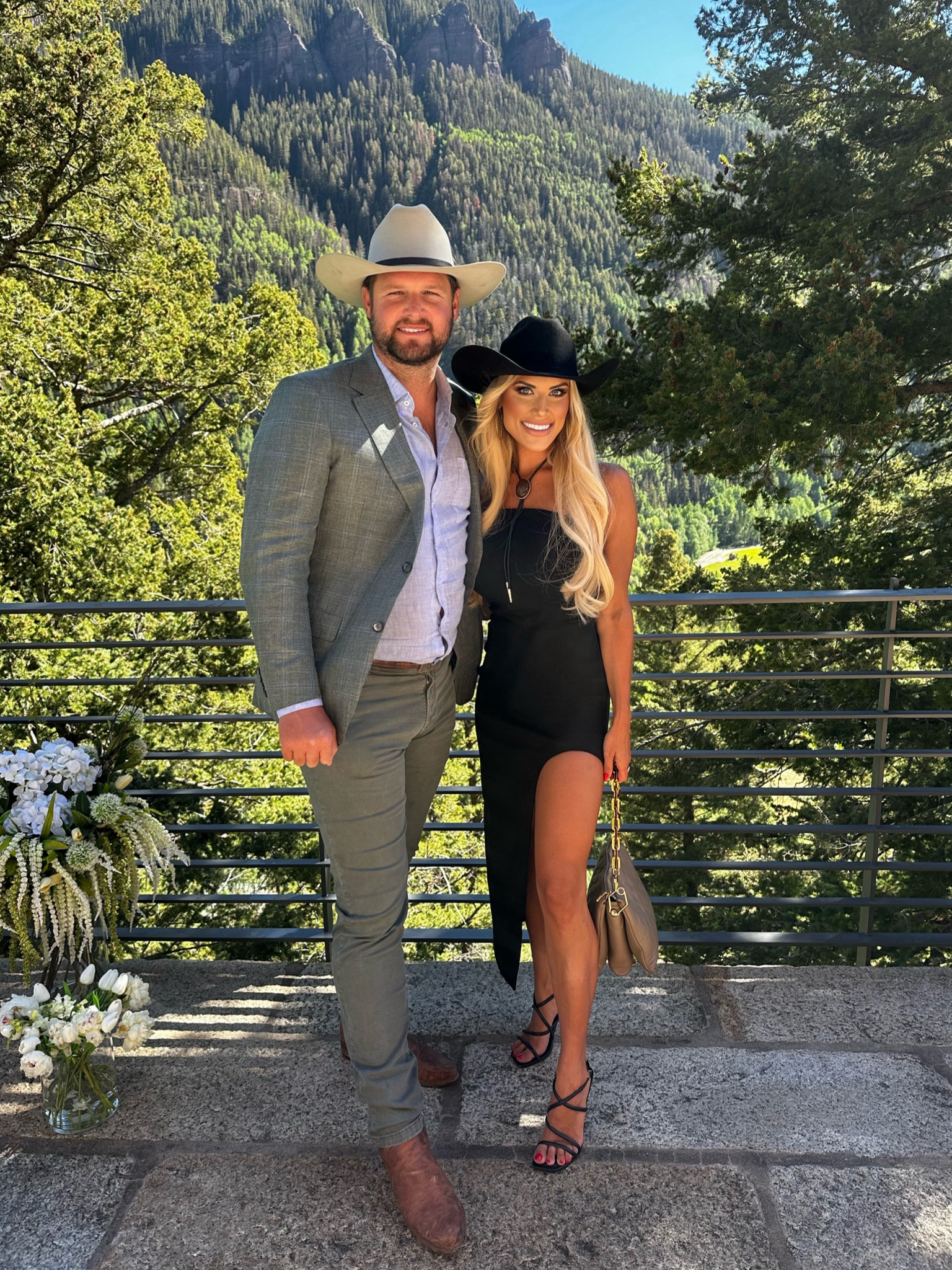 ASTR dress gone country. Size Small. Paired with a black cowboy hat and bolo. Perfect for a western Colorado wedding. 

Wedding Guest | Black Dress | Cowboy Hat | Western Wedding | Aspen CO | ASTR | Lucchese | Tecovas 

#LTKtravel #LTKwedding #LTKstyletip