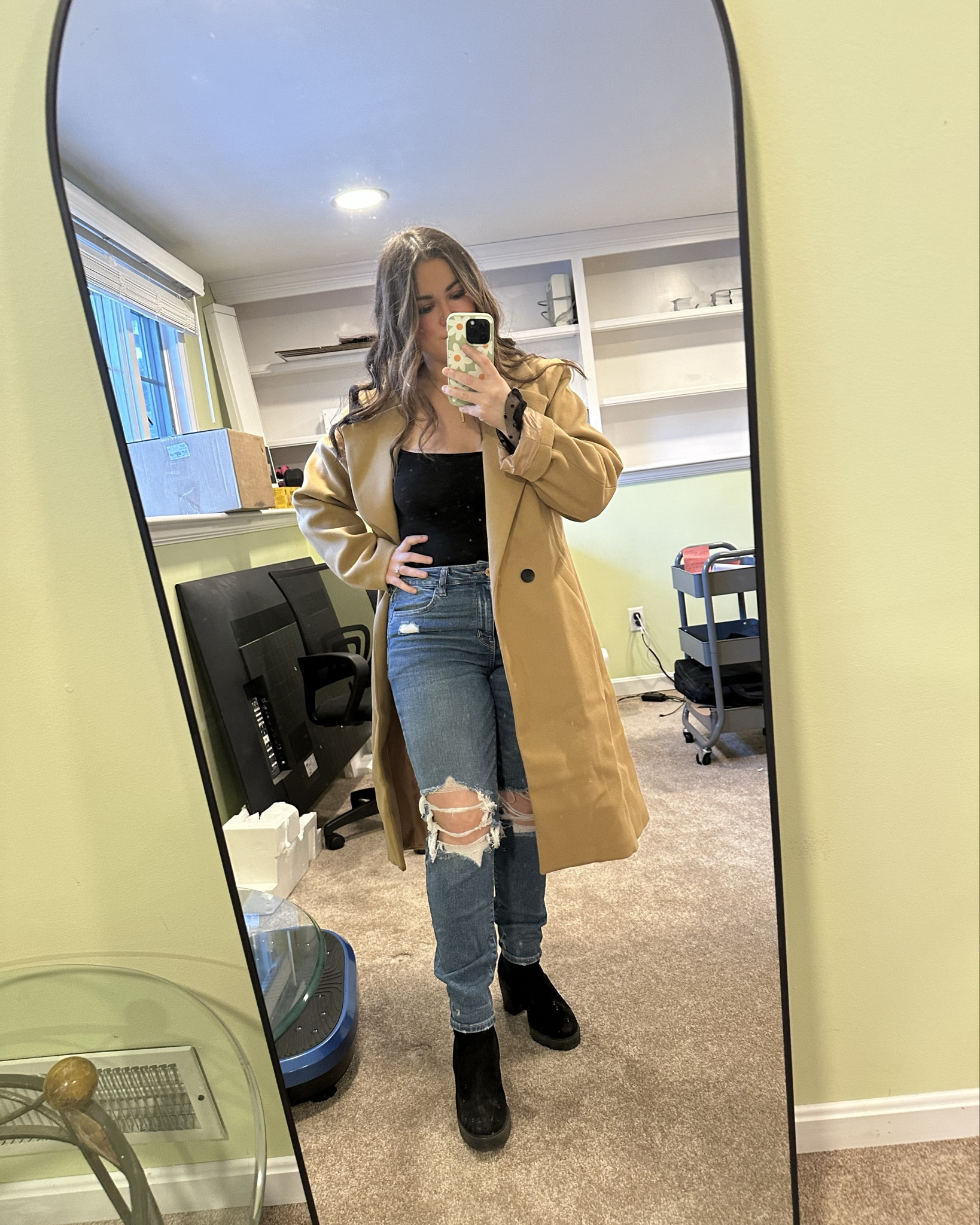 fit check before my sils sprinkle and baby shower! i’m obsessed with this new jacket 

#LTKStyleTip #LTKMidsize