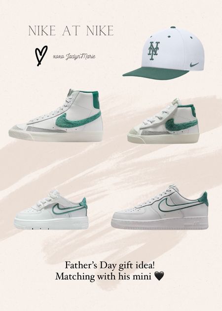 Father’s Day gift idea; matching Nikes ; Nike Air Force 1 ; Nike blazers ; family matching sneakers; matching family Nikes ; new Nikes ; summer sneakers ; men’s Nikes  

#LTKShoeCrush #LTKGiftGuide #LTKFamily