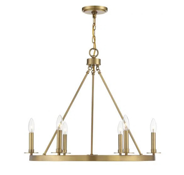Mercer41 Fontanne 6-Light Chandelier in Polished Nickel | Wayfair | Wayfair North America