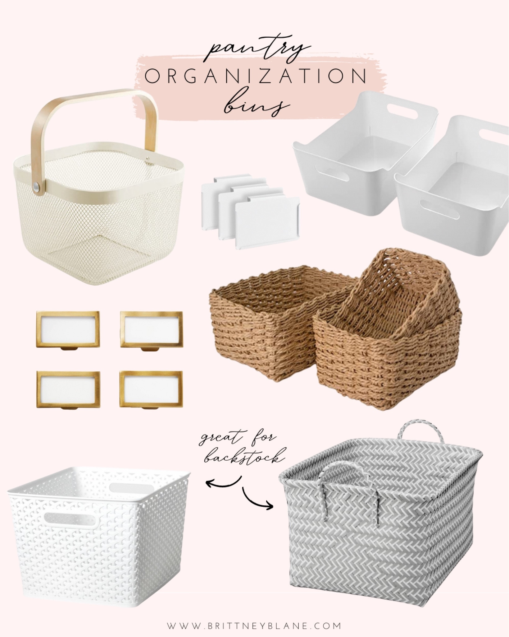 Pantry organization bin favorites! 

#LTKunder100 #LTKhome