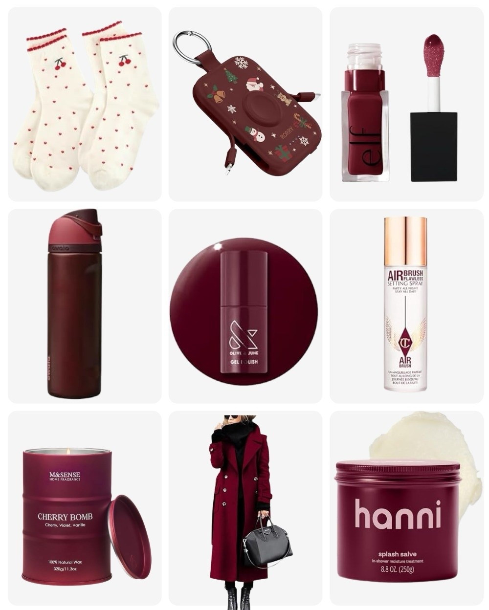 Cherry-red everything for the girl who loves cozy season vibes 🍒✨
Beauty, fashion, and little luxuries she’ll actually use. All linked on my Amazon Storefront 🎁

#giftguideforher #holidaygifts2025 #amazonfinds #redaesthetic #cozygifts #winterfavorites2025 #ltkgiftguide


#LTKHoliday #LTKGiftGuide #LTKSaleAlert