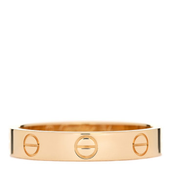 18K Yellow Gold 3.5mm LOVE Wedding Band Ring 54 6.75 | FASHIONPHILE (US)