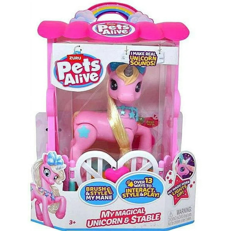 Zuru Pets Alive Robotic Unicorn Playset - Series 2 | Walmart (US)