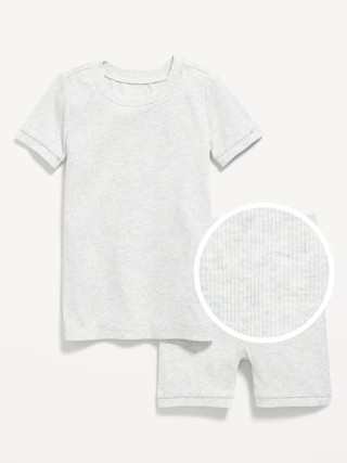 Unisex Snug-Fit Ribbed Pajama Set for Toddler &amp; Baby | Old Navy (US)