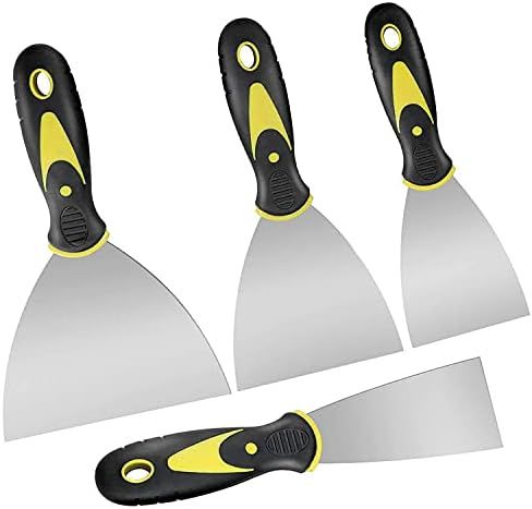 Pack of 4 Putty Knife Set, 2,3,4,5 inch Wide Spackle Putty Knives Metal Scrapers Putty Scrapers f... | Amazon (CA)
