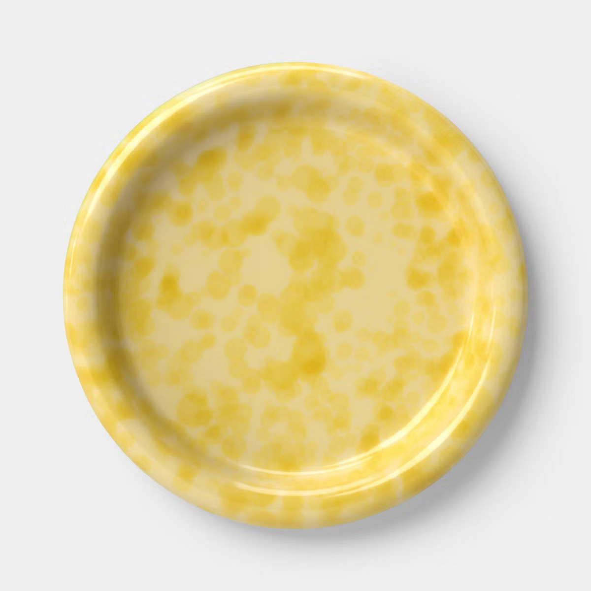 8.5" Stoneware Round Rim Salad Plate Yellow Splatter - Room Essentials™ | Target
