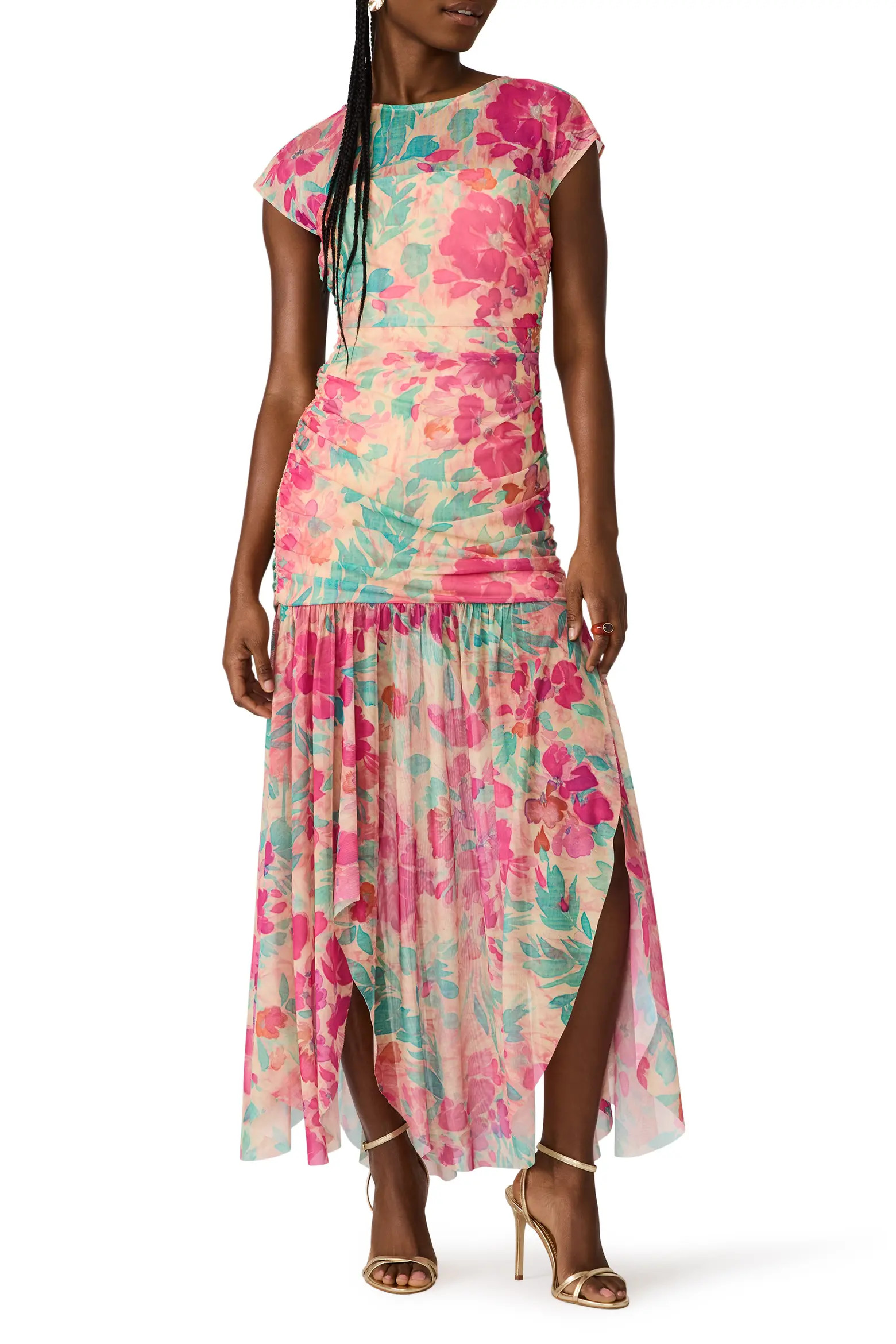 Agnes Floral Print Georgette Maxi Dress (Women) | Nordstrom | Nordstrom
