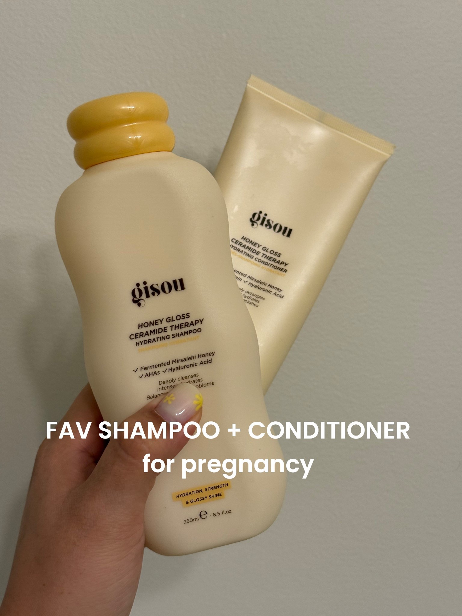 I have been so scent sensitive this pregnancy! All my normal products make me want to be sick. This shampoo and conditioner from GISOU has saved me! It works amazing and smells even better 

#LTKBeauty